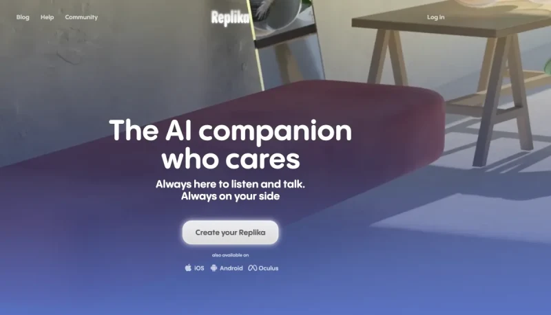 Character AI Alternatives - Replika
