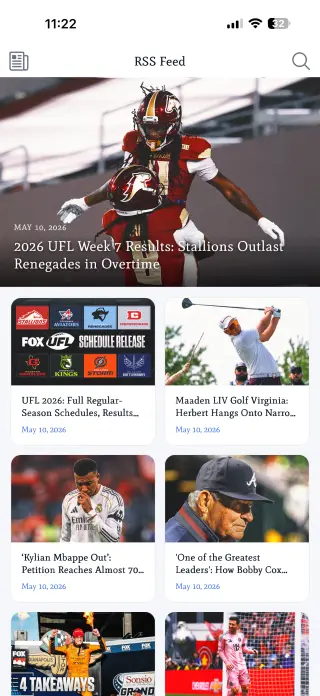 RSS & News Feed app built with Swiftspeed