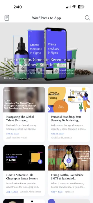 showcaseLabels.wordpress app built with Swiftspeed