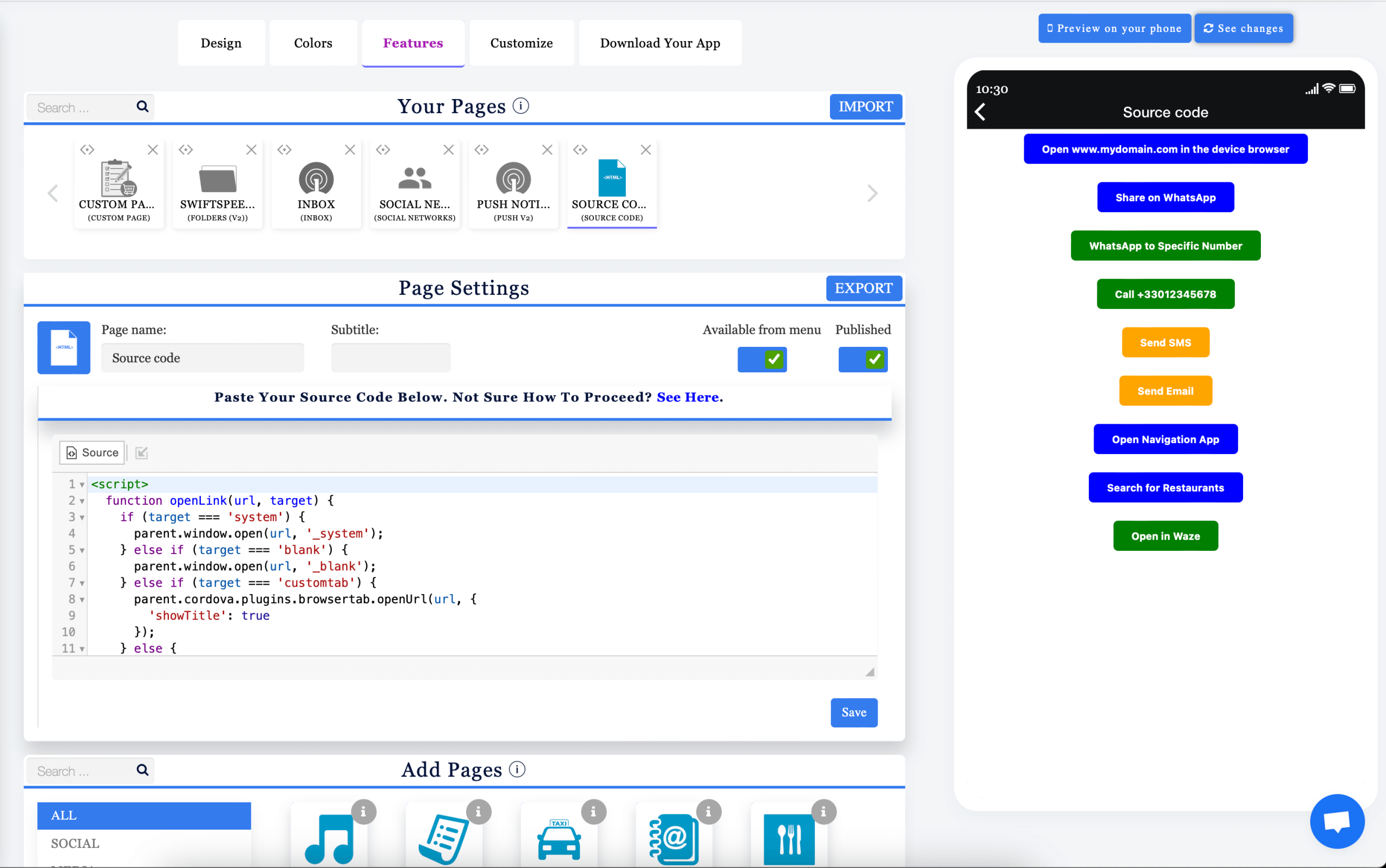 WebView Feature - Latest App Development Tools