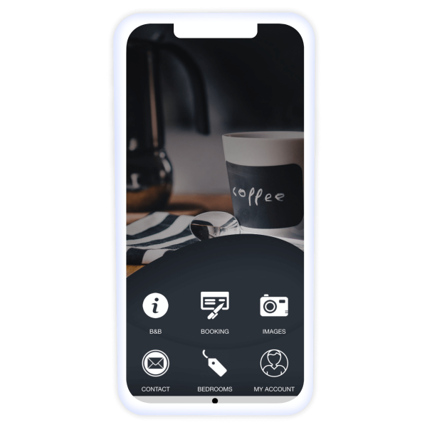 Coffee shop mobile app design template
