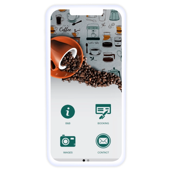 Coffee Light mobile app design template