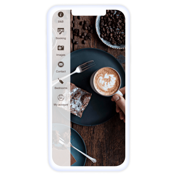 Coffee Side app design template