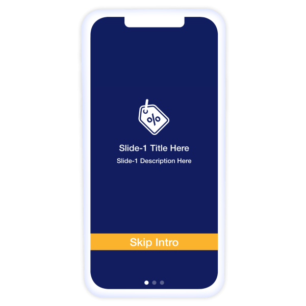 Intro Slider App Design Template